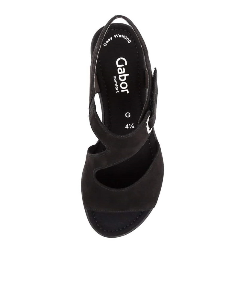 Gabour | Cuir Nubuck Exclusif Suraya Schwarz